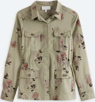 Printed Cargo Jacket