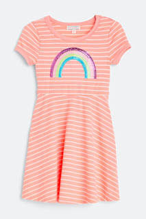 The Ribbed Short Sleeve Dress