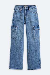 Jenna Mid Rise Wide Flare Jean