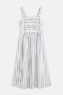 Button Front Strappy Maxi Dress