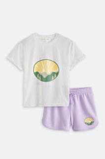 The Puff Sleeve Waisted Top + Short Set