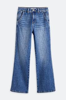 Jenna Mid Rise Wide Flare Jean