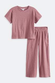The Puff Sleeve Waisted Top + Short Set