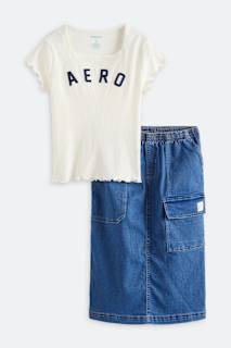 Annette Top + Twill Jumpsuit Set