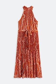 Mathilde Pleated Mesh Dress