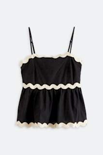 Carly Contrast Trim Blouse