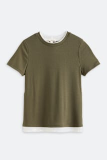 Nana Organic Cotton Structured Shoulder Tee