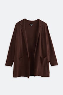 Valarie Variagated Rib Johnny Collar Sweater