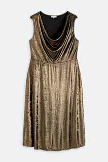 Ava Fitted Shine Sweater Dress