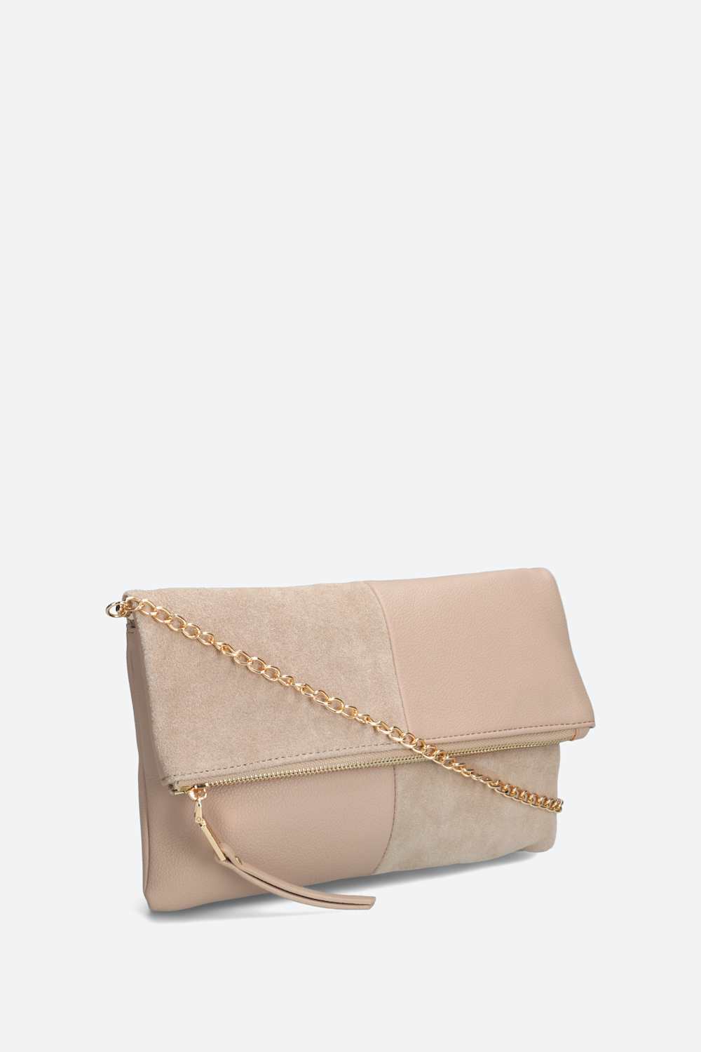 Thea Suede Clutch