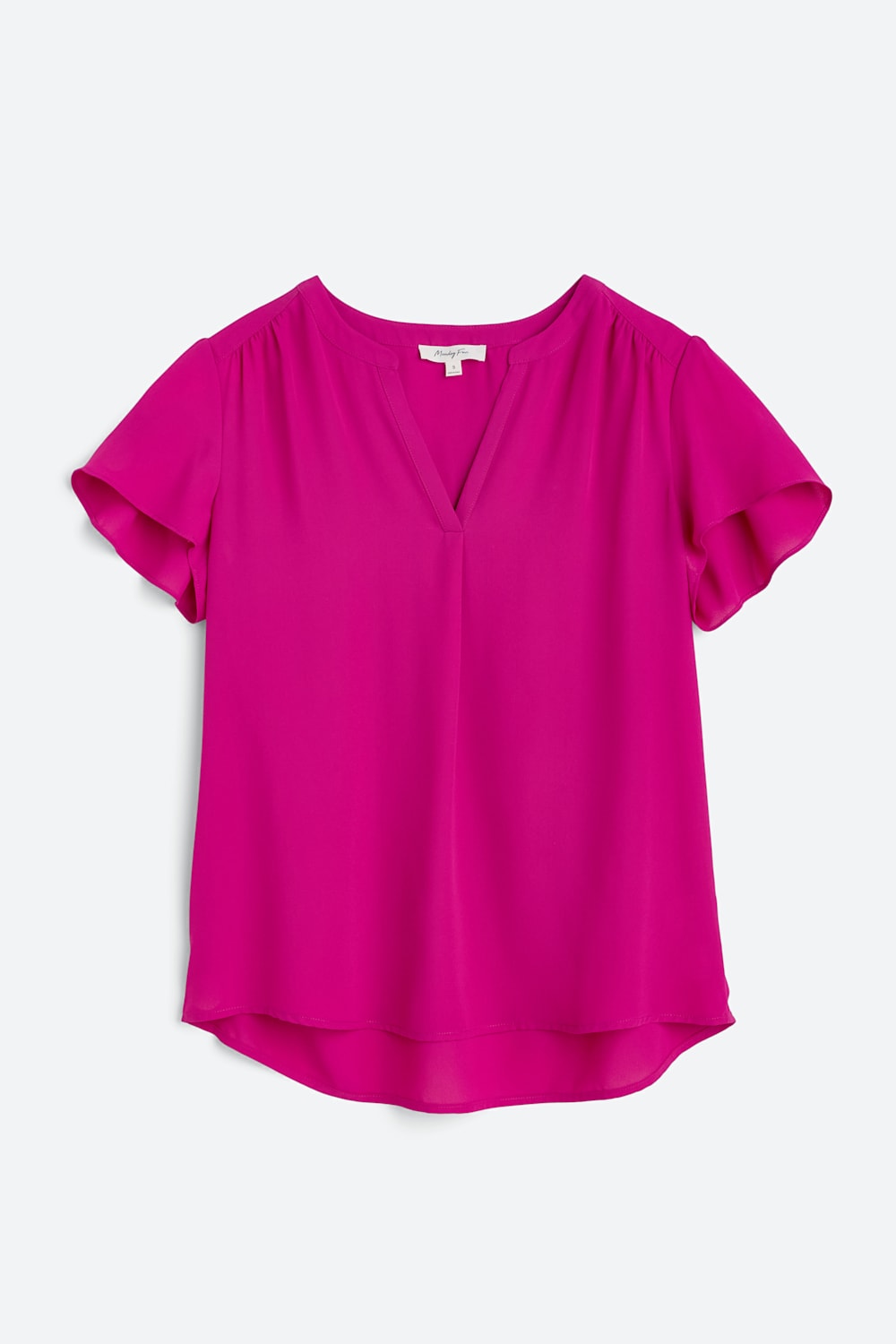 Ruby Short Sleeve Pleated Blouse