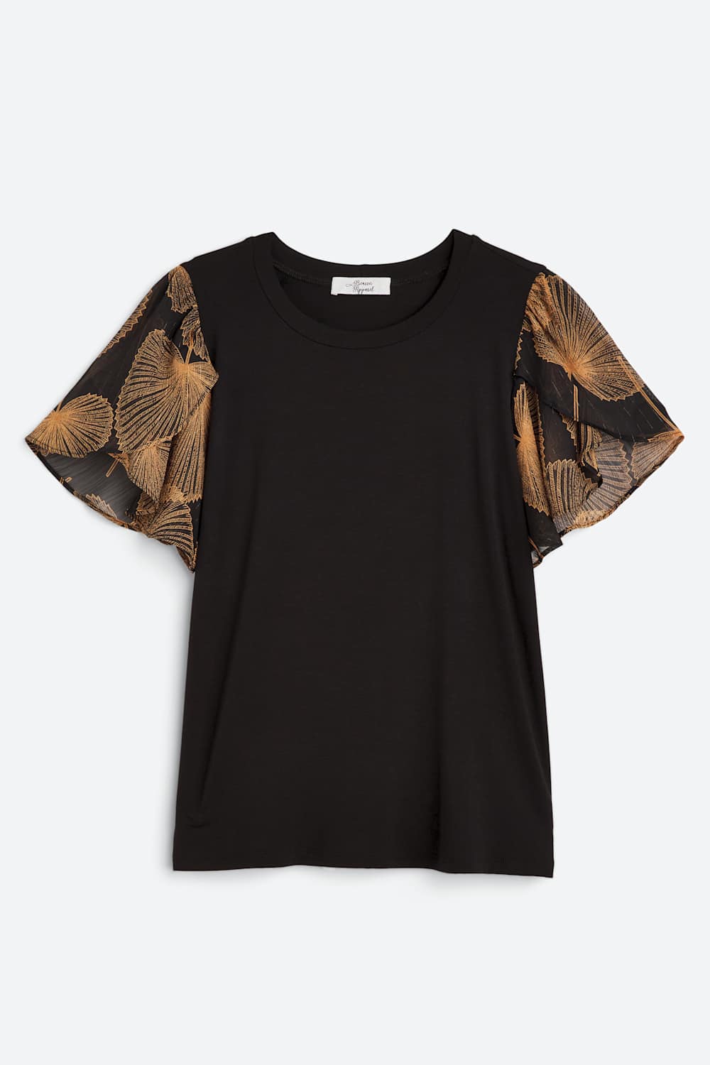 Fayez Tulip Sleeve Knit Top