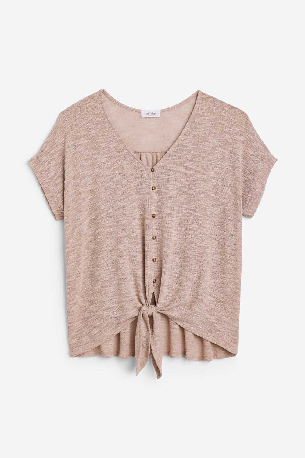 Rika Button Detail Knit Top