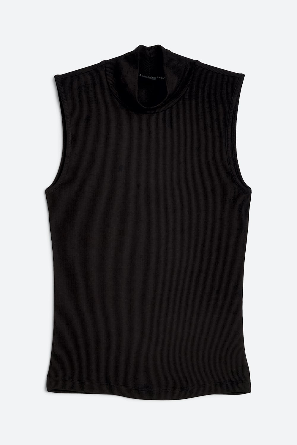 Essential Ribbed Mock Neck Knit Top
