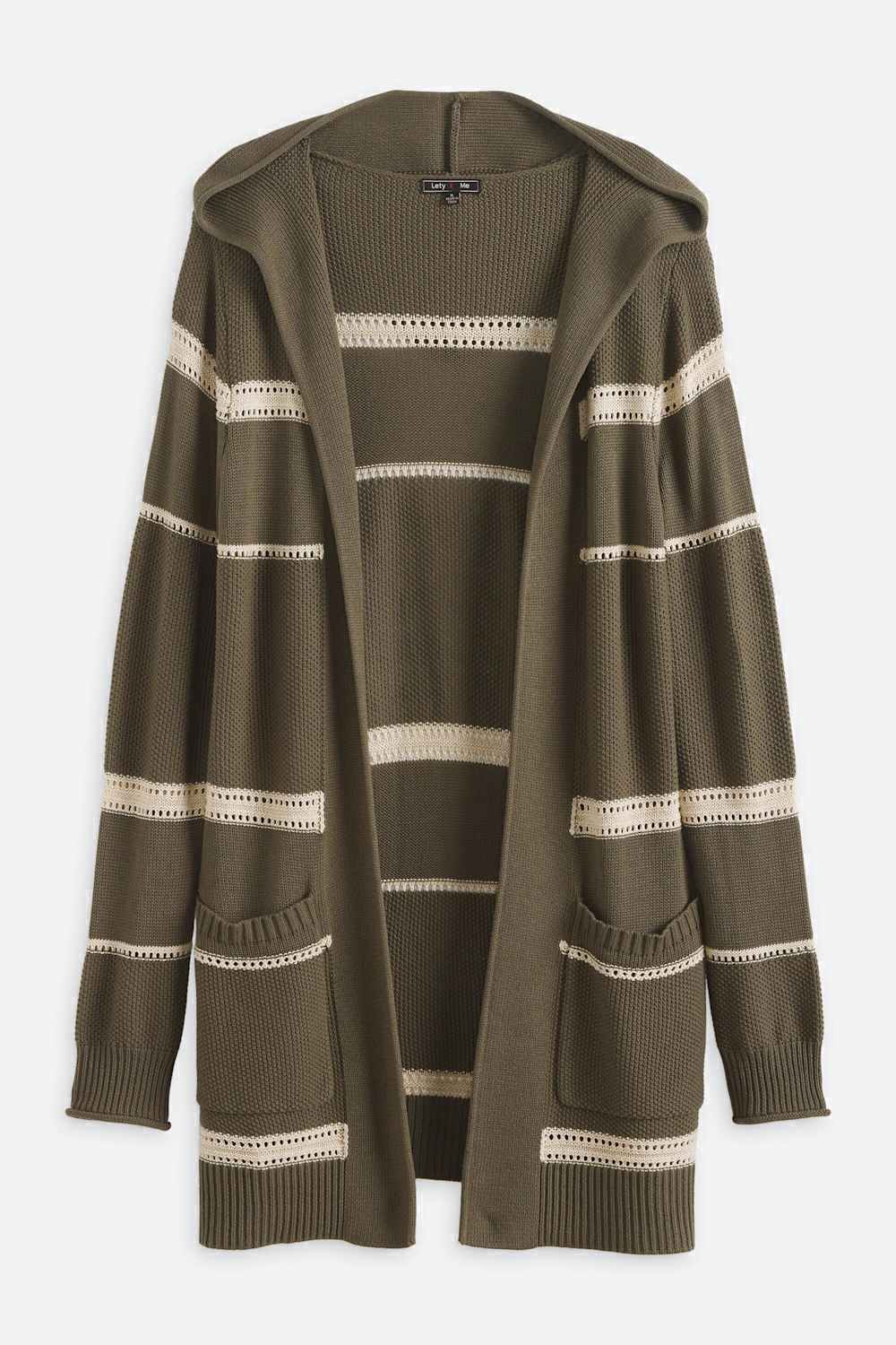 Molly Hooded Double Pocket Cardigan