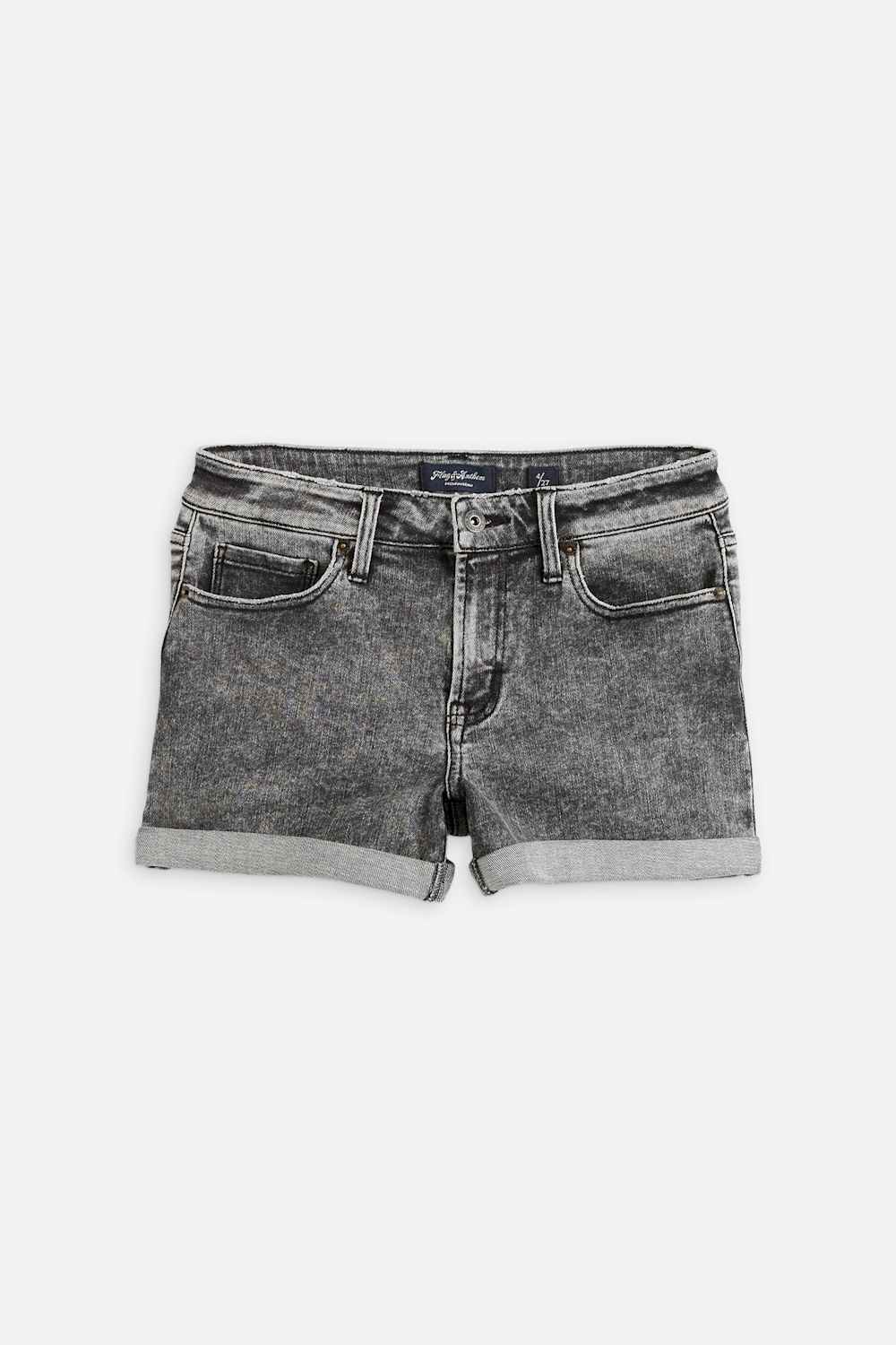 Shelby Distressed Cuffed Denim Short