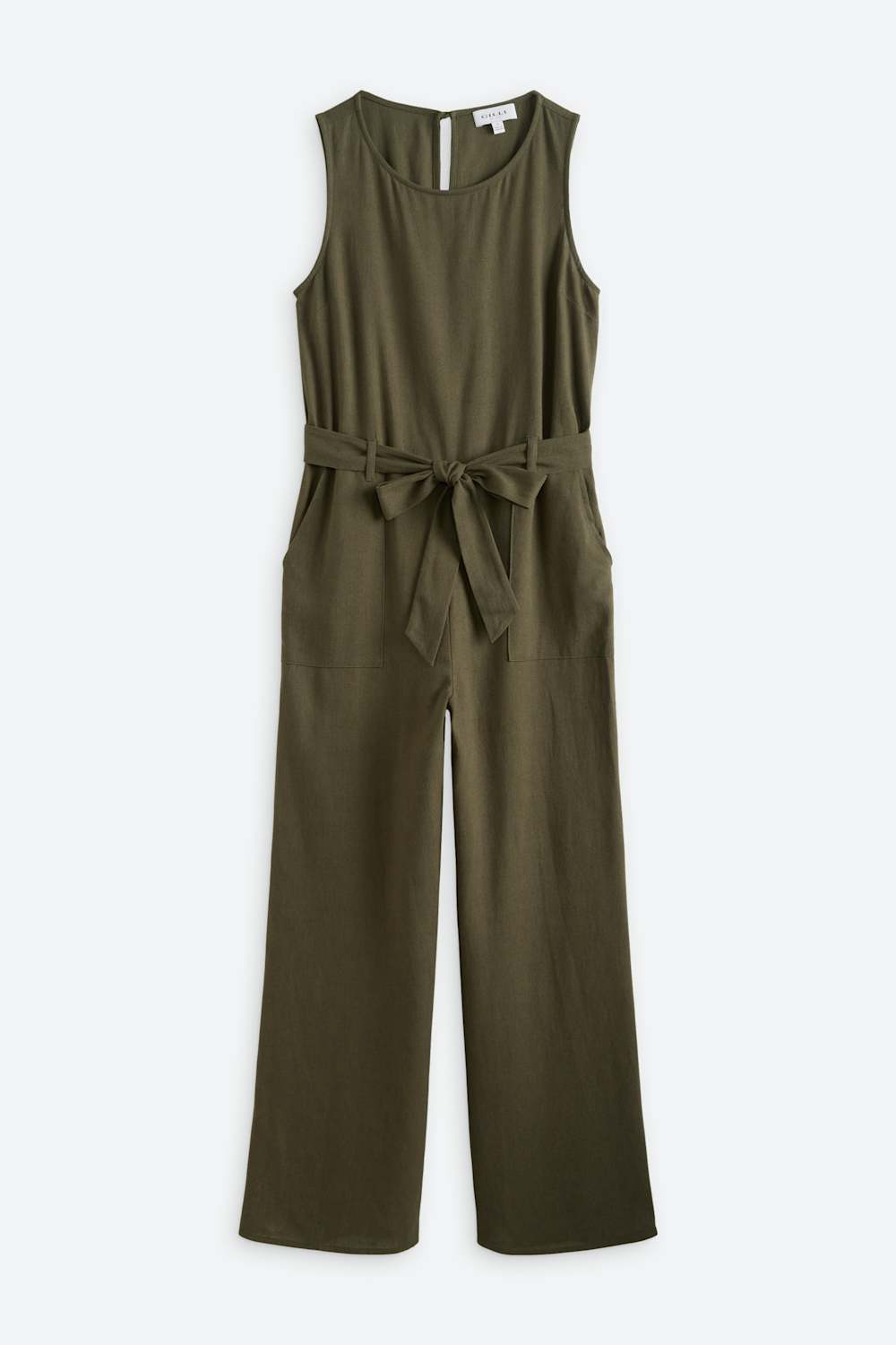 Amina Tie-Waist Jumpsuit