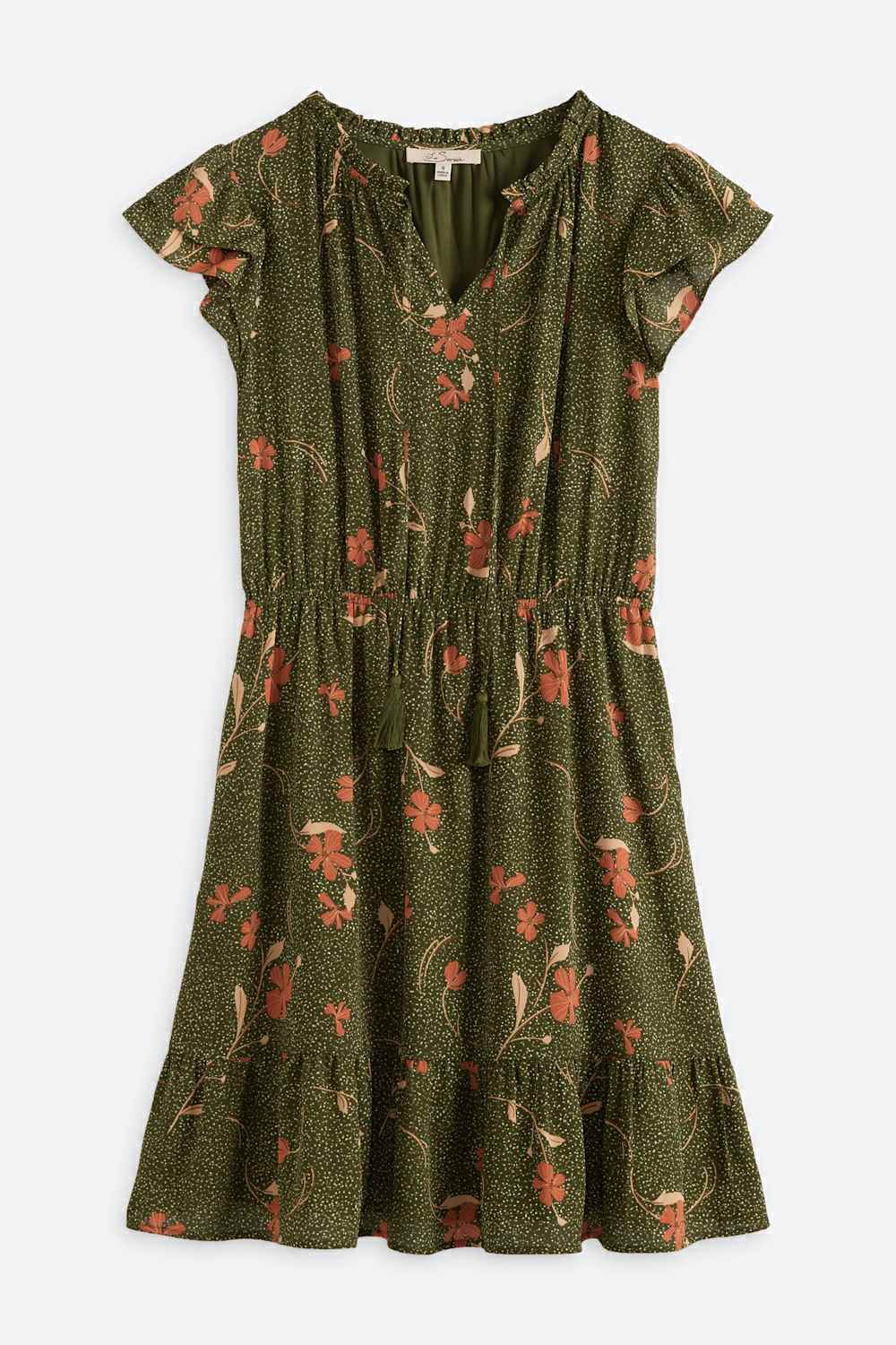 Clio Flutter Sleeve Aline Dress