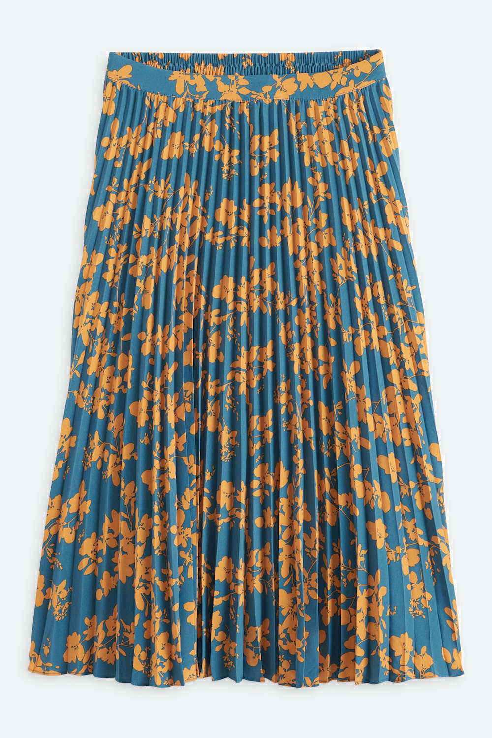 Harlow Pleated Crepe Skirt