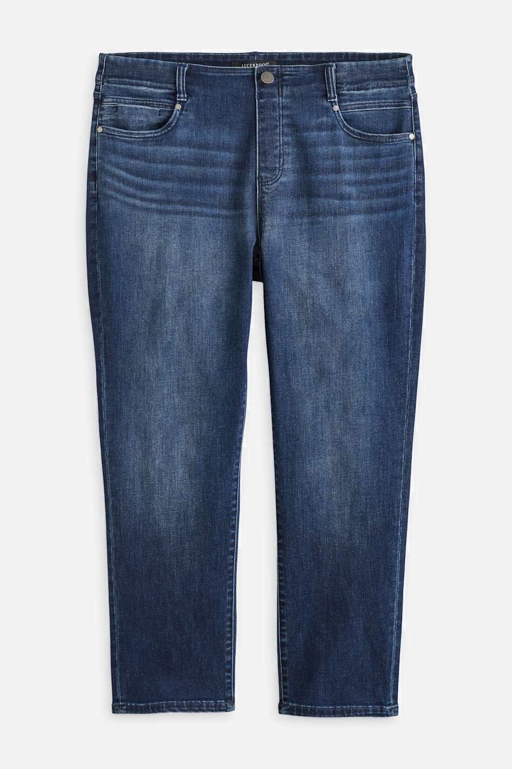 Gia Glider Pull-On Slim Straight Leg Jean