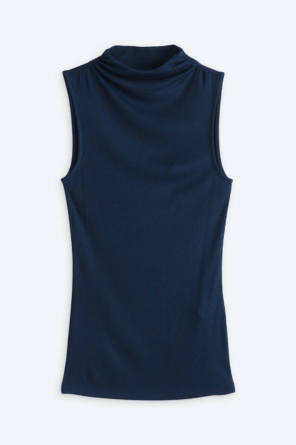 Clemens Sleevless Fitted Mock Neck Tank