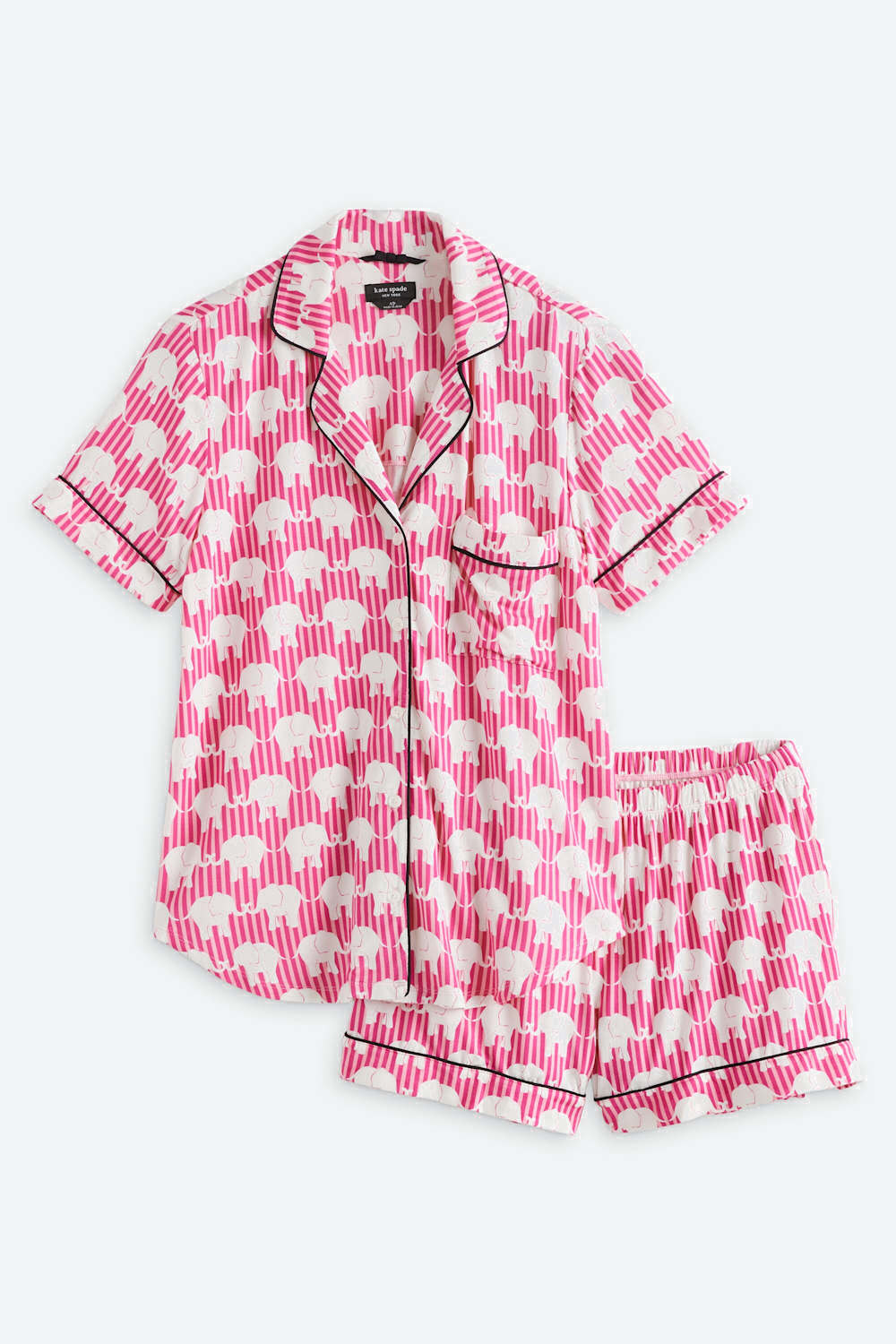 Alex Sleep & Lounge Short Sleeve Top And Short PJ Set