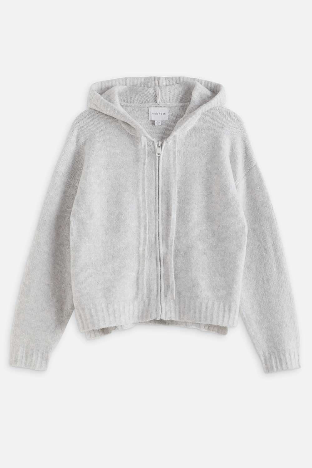Case Zip Up Hooded Cardigan