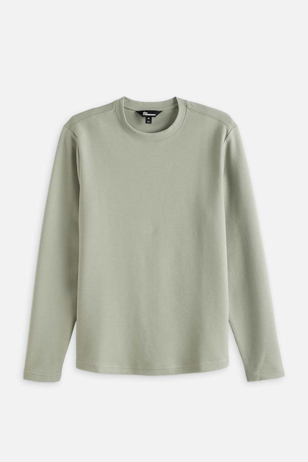 Long Sleeve Ottoman Texture Crewneck
