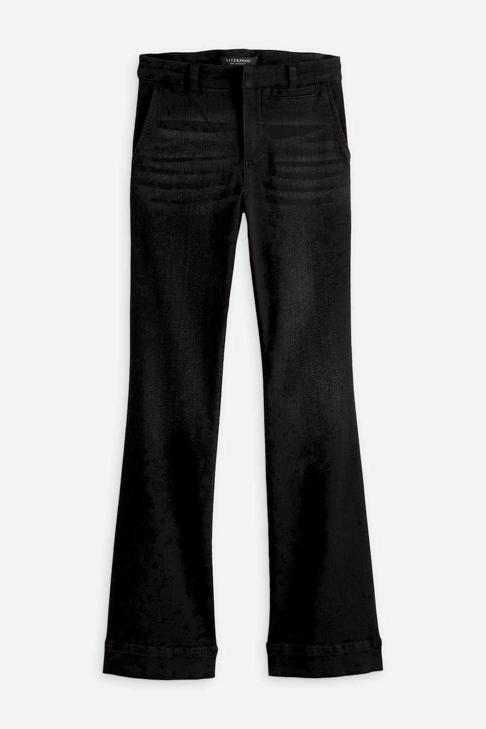 Wide Waistband Flare Trouser Jean