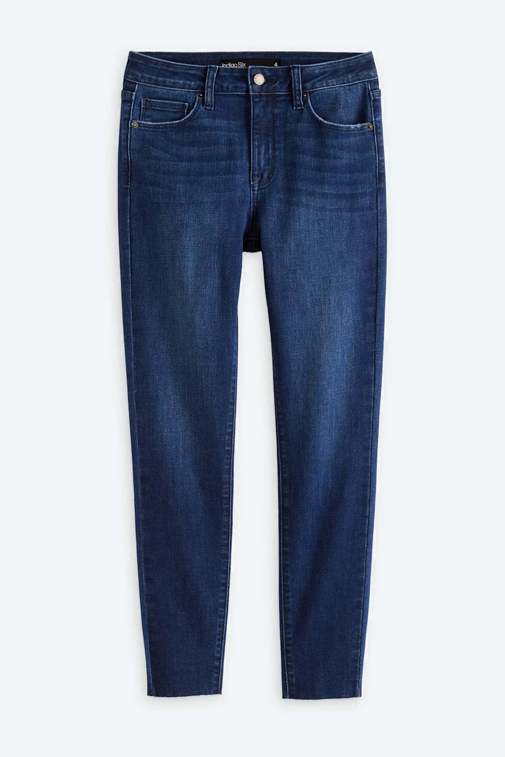Mid Rise Scissor Cut Skinny Jean