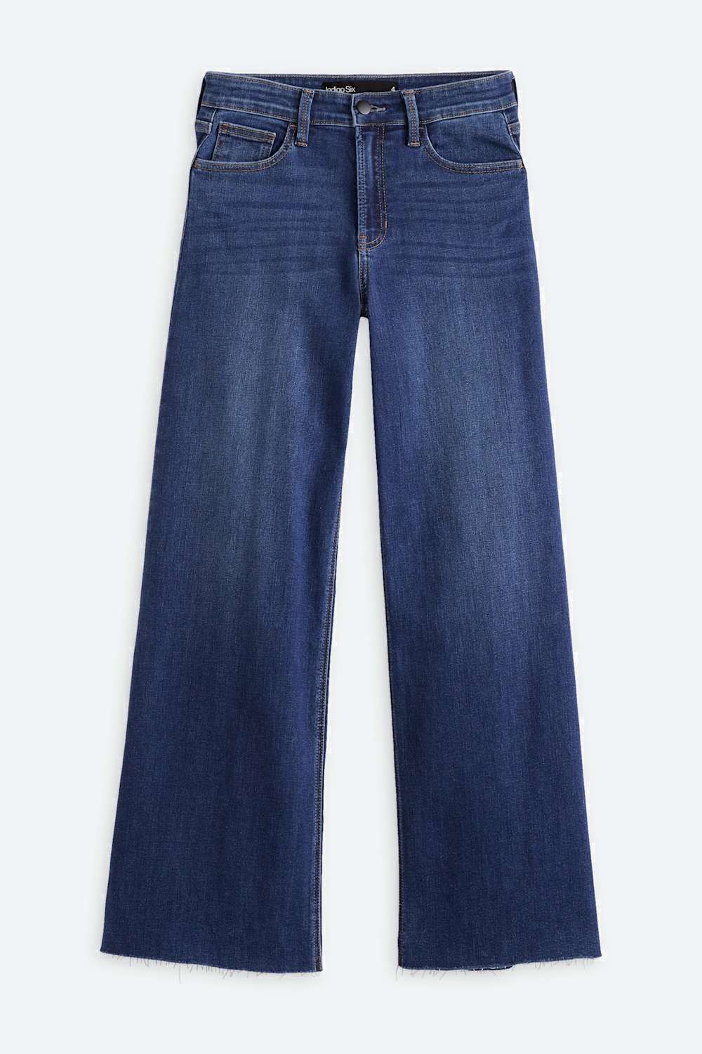Scissor Cut Longer Length Slim Wide Jean