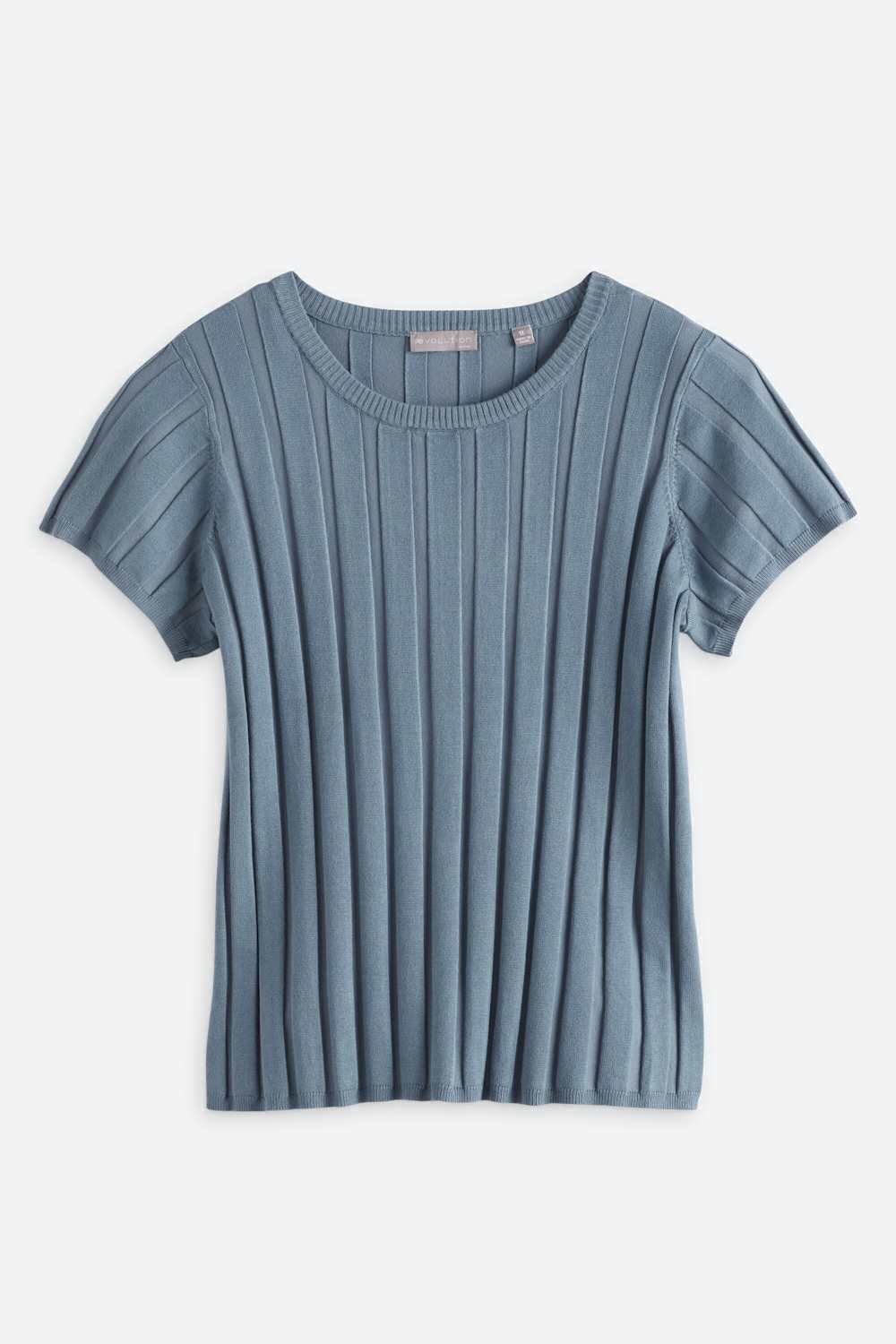 Kyler Wide Rib Sweater Tee