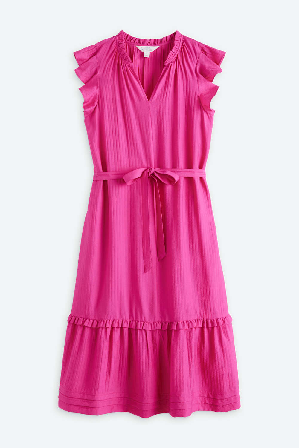 Ella Poplin Flutter Sleeve Dress