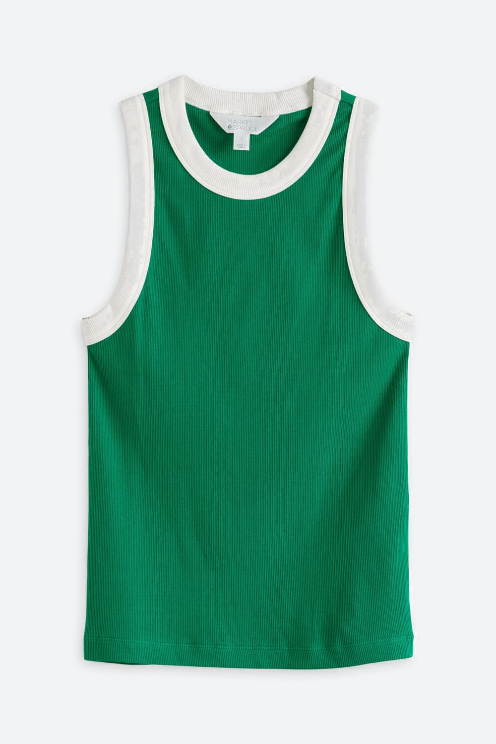 Molli Ribbed High Neck Tank