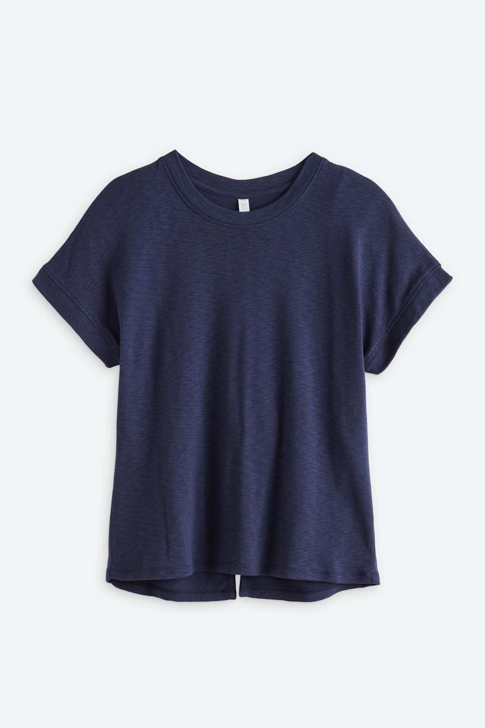 Gianna Textured Slub Jersey Twist Back Tee