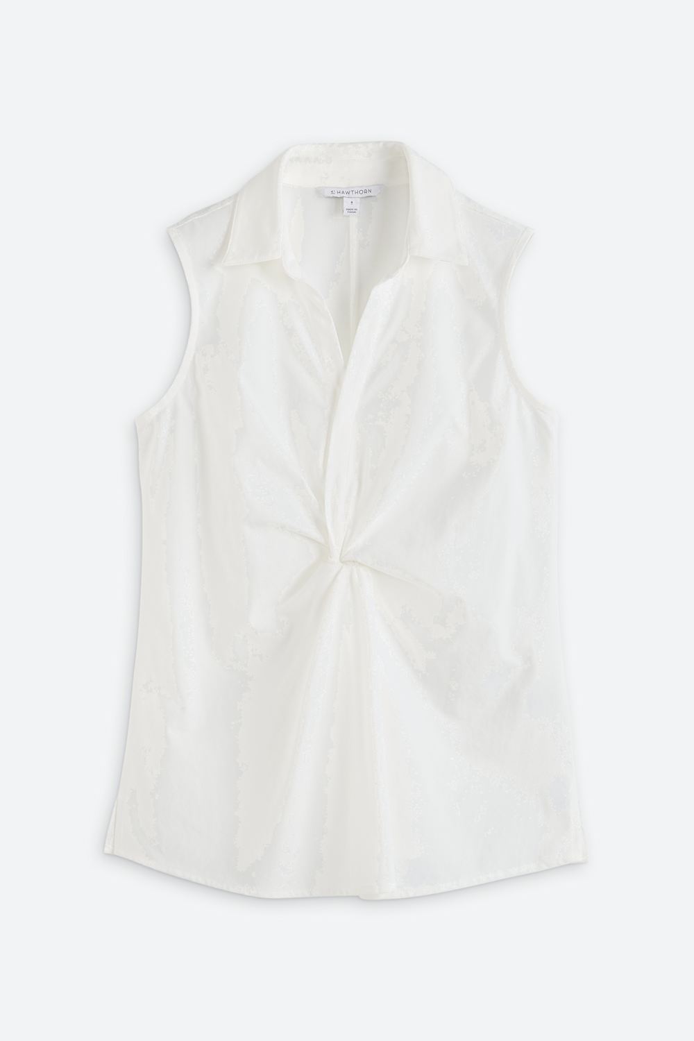 Tyler Knit Poplin Blouse