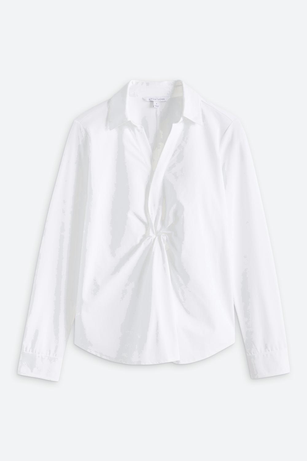 Padma Knit Poplin Blouse