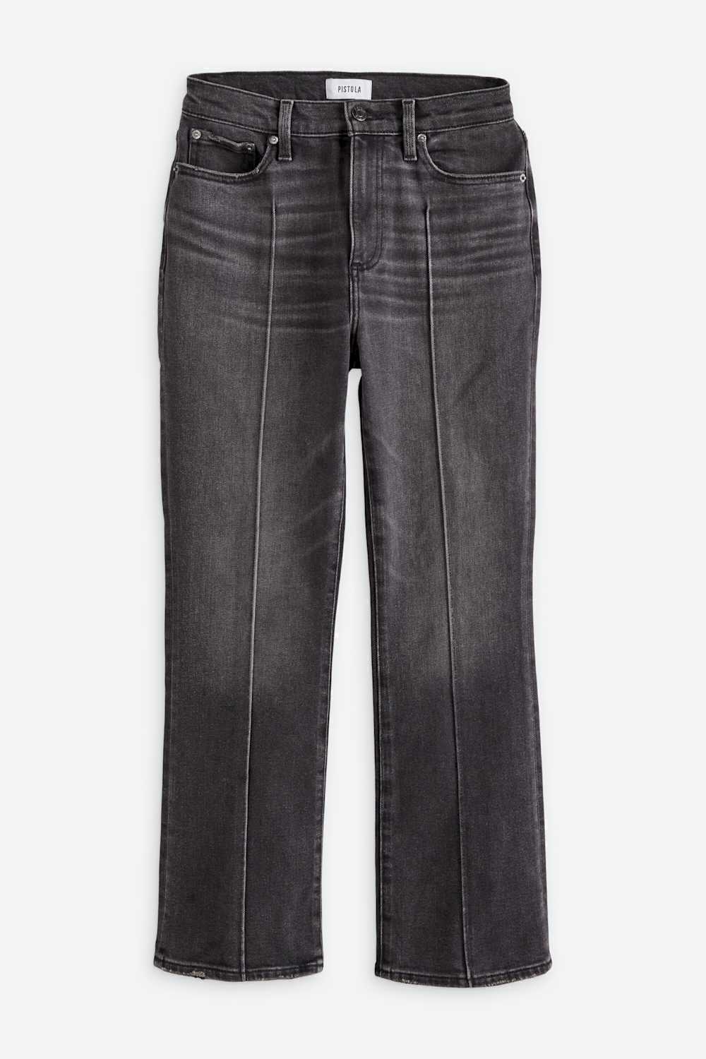 Lennon Pintuck High Rise Crop Boot Jean