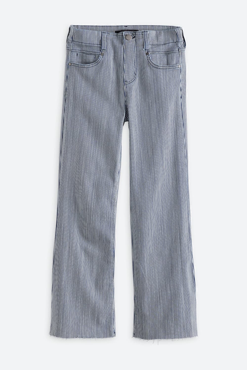 Gia Glider Crop Flare w/ Back Pleat Jean