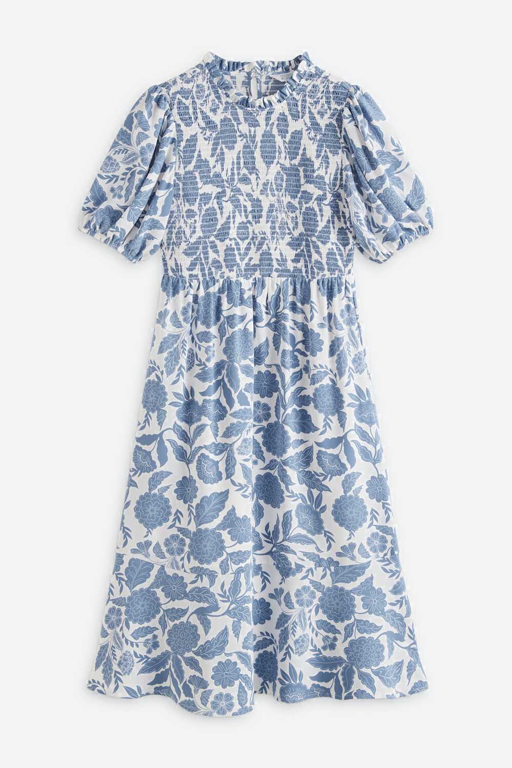 Gloria Tier Hem Puff Sleeve Dress