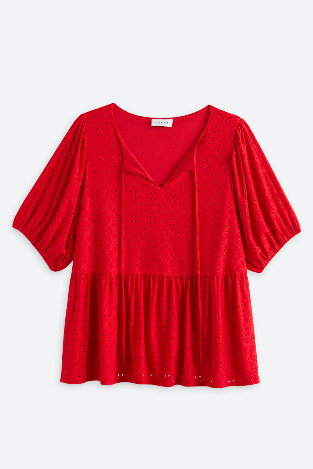 Haven Knit Eyelet Babydoll Top
