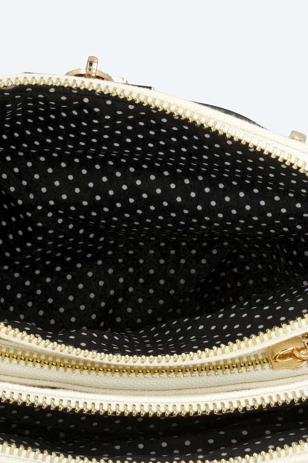 Lilly Padlock Canvas Camera Crossbody
