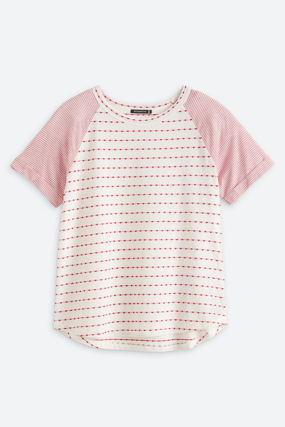 Annika Short Sleeve Crew Neck Knit Tee