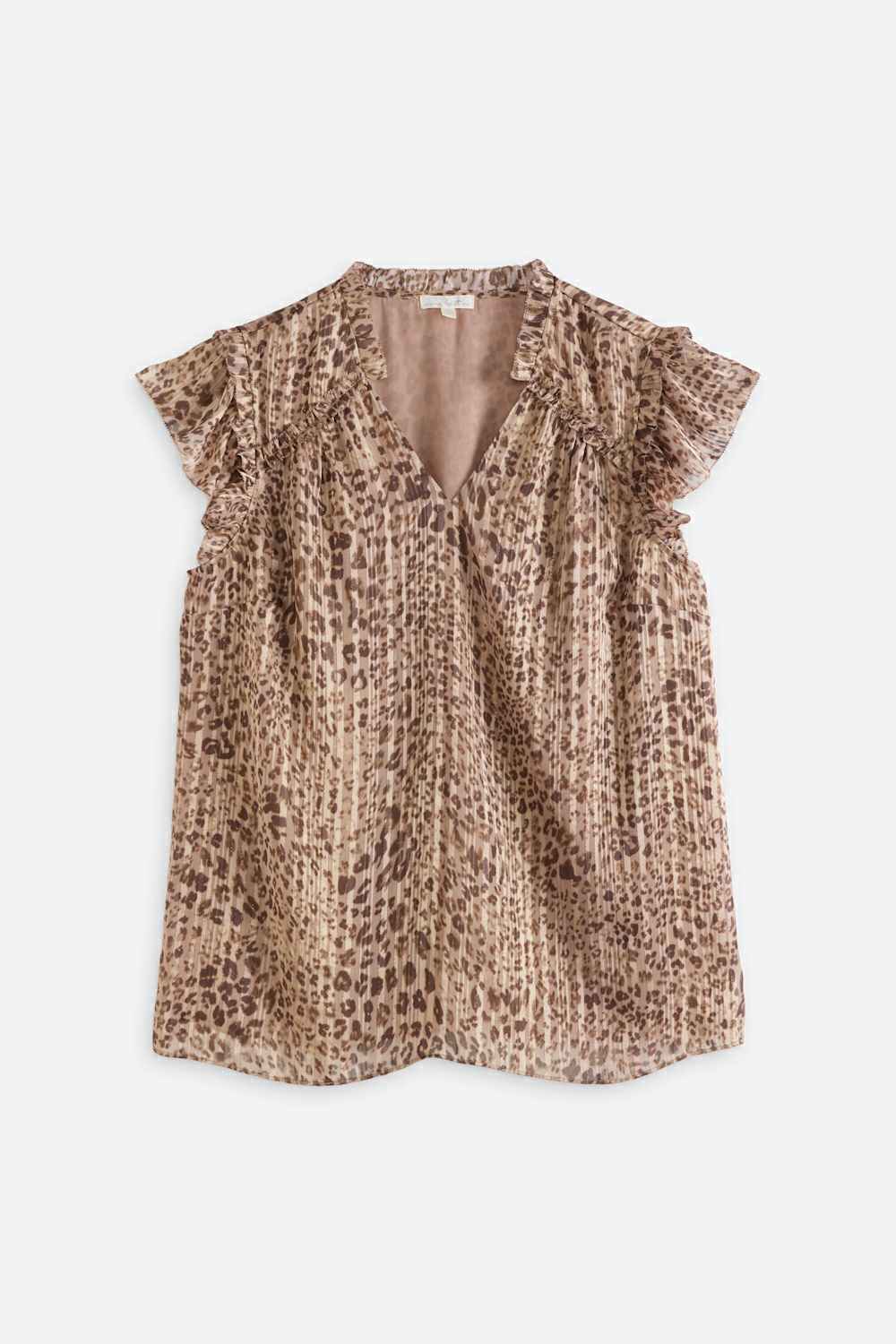 Wyatt Flutter Sleeve Blouse
