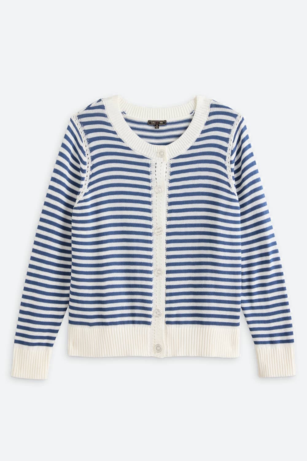 Lattice Detail Cardigan