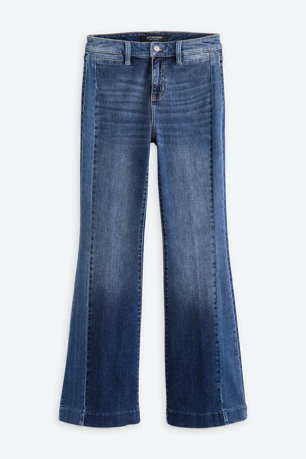 Hannah Flare w/ Blocking Details Jean
