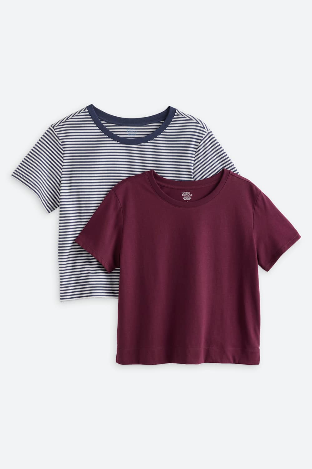 2 Pack Tanner Boxy Cotton Blend Tee
