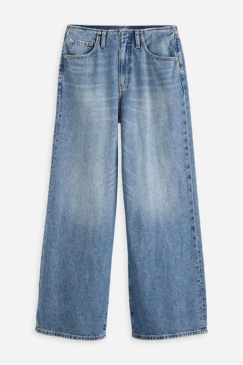 The Kickback Waistless Mid Rise Palazzo Jean
