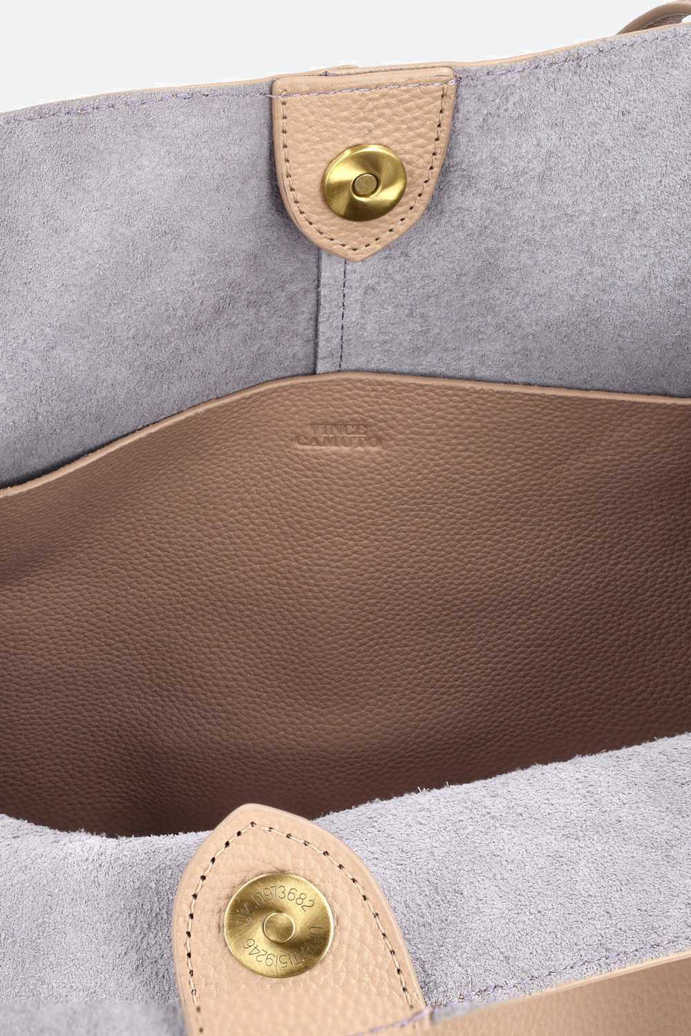 Jenna Leather Tote with Interior Wristlet