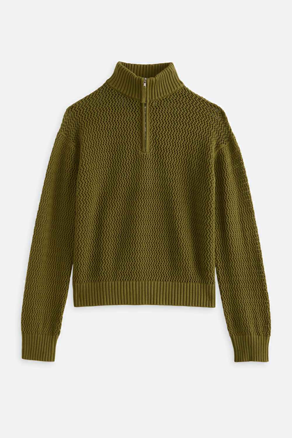 Mya Quarter Zip Long Sleeve Sweater